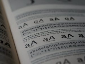jenis font